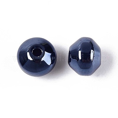 Непрозрачные цветные стеклянные бусины SEED-N007-34K-1