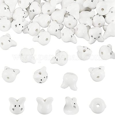 Фарфоровые бусины ручной работы PORC-OC0001-08-1