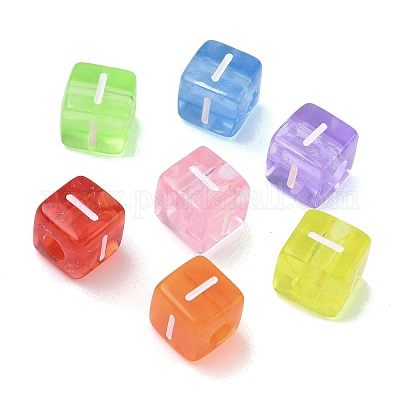 Прозрачные акриловые бусины&nbsp;MACR-K365-07I-1