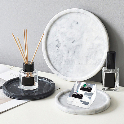 Дисплей с кольцами из акрила и ворса RDIS-WH0019-10-1