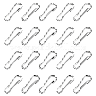 201 фурнитура для застежки брелока из нержавеющей стали STAS-YW0001-79-1