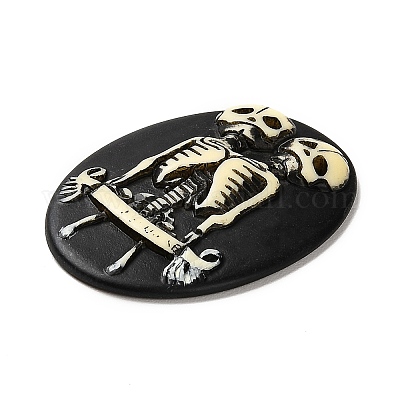 Кабошоны из непрозрачной смолы на Хэллоуин CRES-F023-05-1