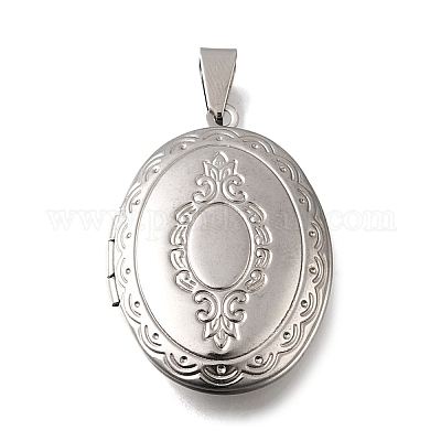 Подвески-медальоны из нержавеющей стали 316 STAS-C123-01B-P-1