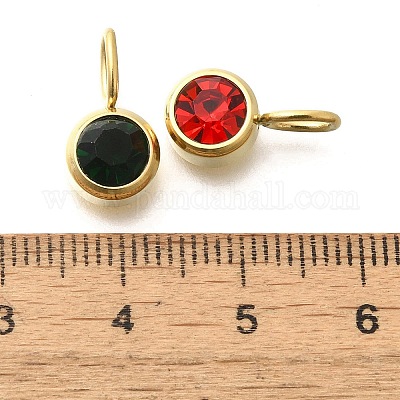 Ионное покрытие (ip) 304 нержавеющая сталь микропаве кубический цирконий подвески STAS-K263-76G-1