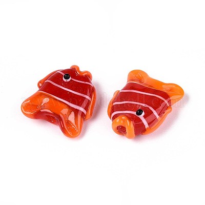 Бусины лэмпворк  LAMP-T021-34F-1