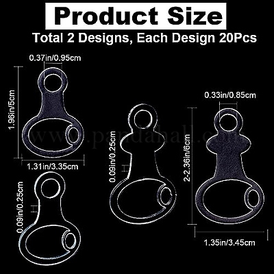 40 шт. 2-х видов акриловых ниток для вышивания DIY-CP0008-74-1