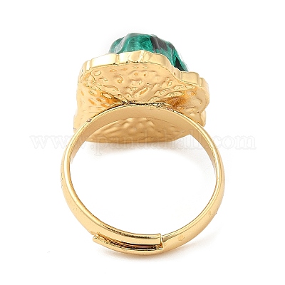 Покрытие стойки латунное кольцо на палец KK-C033-03G-1