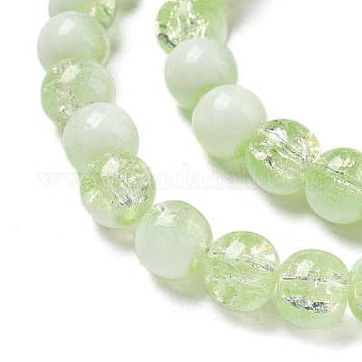 Стеклянные бусины кракле &nbsp;X1-GLAA-U001-8mm-09-1