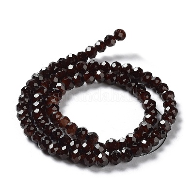 Запекание расписных стеклянных бусин с имитацией нефрита DGLA-A034-J6MM-A11-1