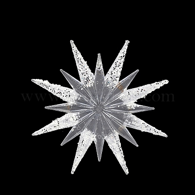 Рождественский акриловый кулон HJEW-B008-01-1