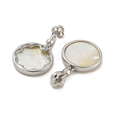 Латунные подвески из ракушек KK-G490-40P-1