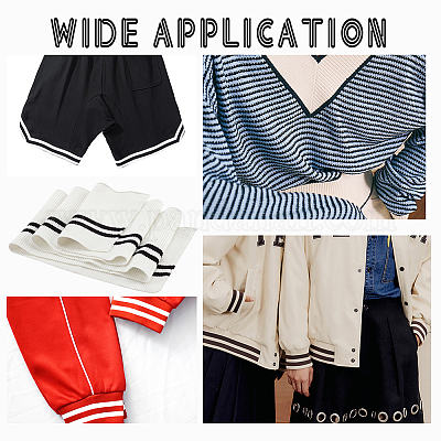 2 шт. 95% хлопка и 5% эластичной резинки для манжет FIND-BC0004-45B-1