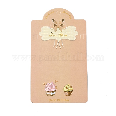 Прямоугольные серьги с бантом&nbsp;CDIS-P007-H01-1