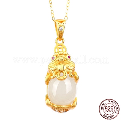 Подвески из натурального хэтианского нефрита STER-BB71730-A-1