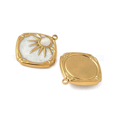 Подвески из нержавеющей стали 304 «кошачий глаз» STAS-V015-46G-1