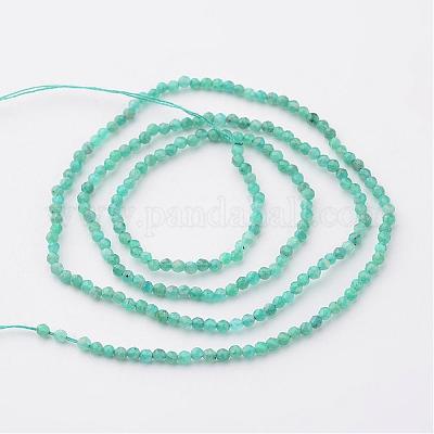 Природных амазонит бисер нитей G-K127-02F-2mm-1