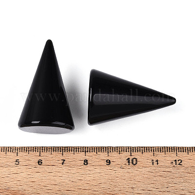 Подставки для колец из натурального обсидиана G-T144-06H-1