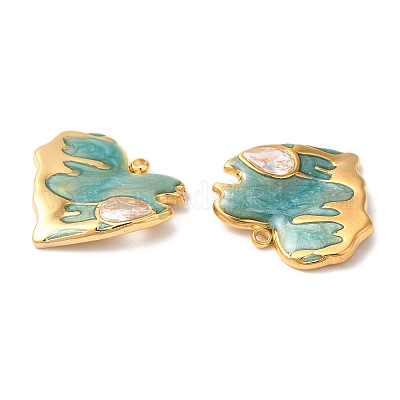 Подвески из нержавеющей стали 304 с эмалью STAS-K256-07G-04-1