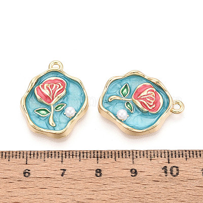 Подвески из эмали&nbsp;ENAM-T024-88A-G-1