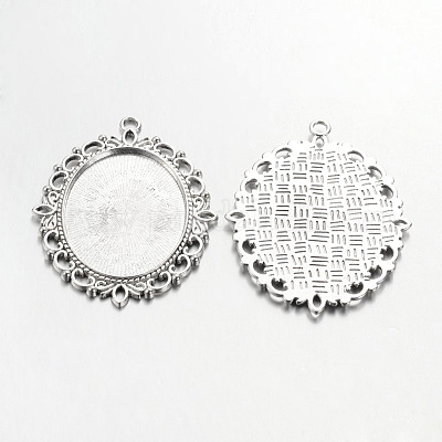 Сеттинги для кулона (кабошон)&nbsp;LS-TIBE-473-AS-RS-1