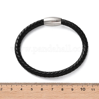 Смешанные плетеные браслеты кожаный шнур BJEW-I199-M-1