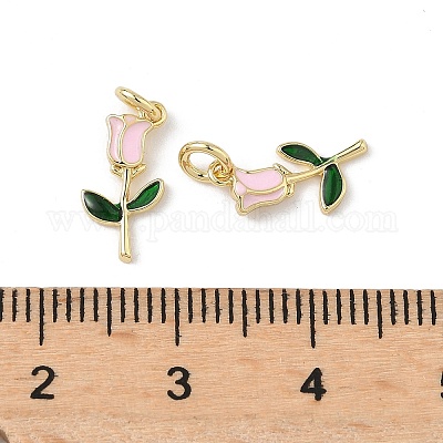 Латунь эмаль подвески&nbsp;KK-Q039-10B-G-1