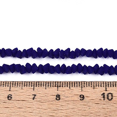 Нити из матовых непрозрачных стеклянных бусин GLAA-N017-4mm-20-1