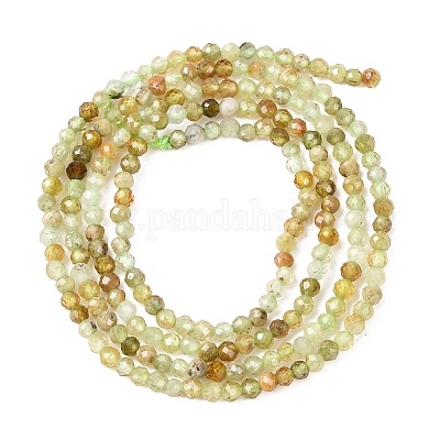 Естественный зеленый гранат бисер нитей&nbsp;G-A235-A02-02A-1