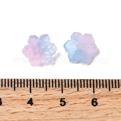 Стеклянные бусины GLAA-D303-04B-1