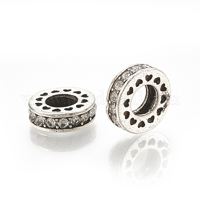 Сплавочные европейские бусины&nbsp;LS-X-MPDL-S066-010C-1