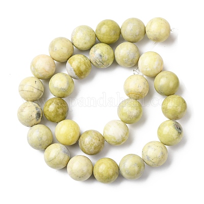 Натуральные нефритовые бусины&nbsp;G-H343-D01-14mm-1