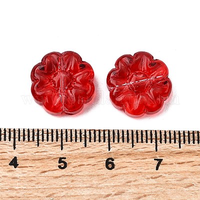 Стеклянные бусины GLAA-D303-03H-1