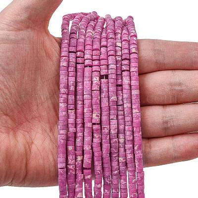 Окрашенные синтетические нити из имперской яшмы G-Z089-A03-M-1