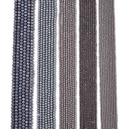 Непрозрачный сплошной цвет имитация нефрита стеклянные бусины пряди EGLA-A044-P8mm-D10-1