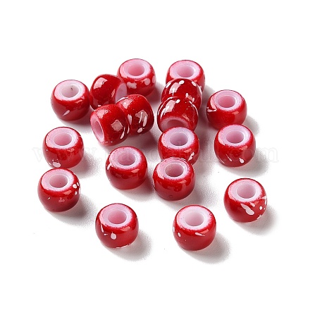 Европейские бусины из АБС-пластика KY-G033-01A-04-1