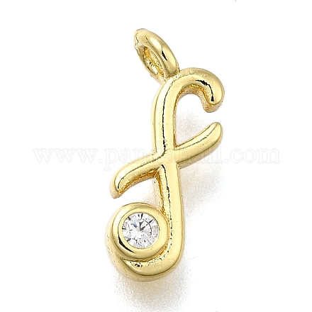 Латунные микро проложить кубического циркония подвески KK-B132-12G-F-1
