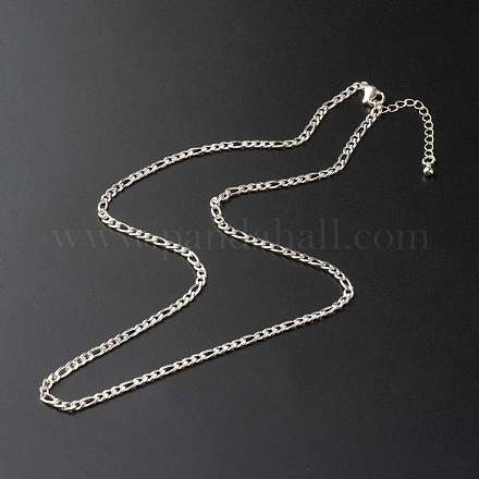 Не тускнеющие ожерелья из нержавеющей стали 304 Figaro NJEW-JN03556-1