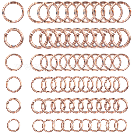 720 шт. 6 стиля соединительных колец из нержавеющей стали 304 STAS-SC0006-09-1
