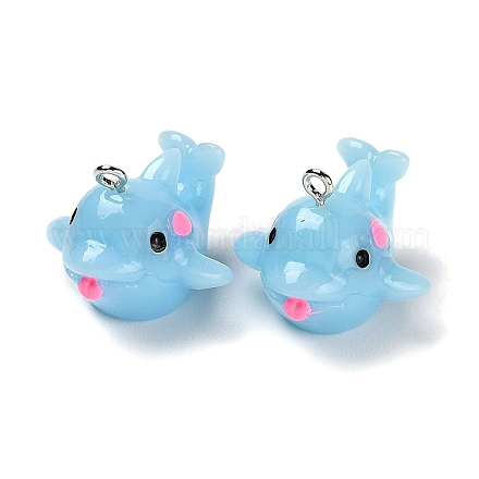 Подвески из непрозрачной смолы RESI-G077-05A-1