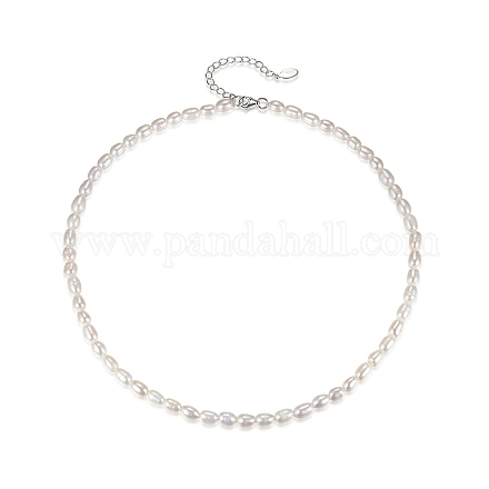 Ожерелья из стерлингового серебра и пресноводного жемчуга для женщин RY7291-3-1