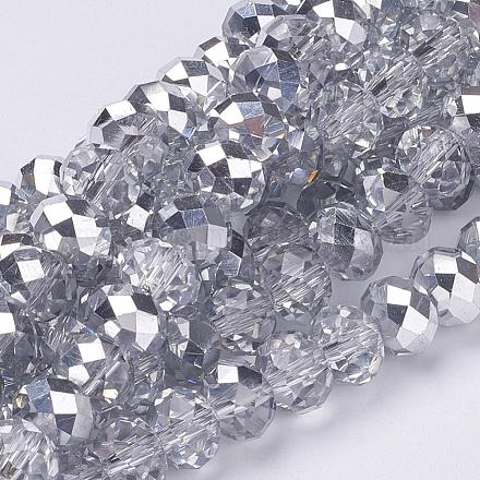 Гальванические стеклянные бусины GR3x2MMY-07S-1