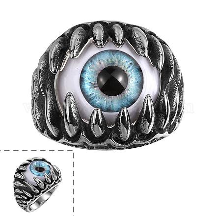 Уникальные мужские кольца из нержавеющей стали 316l RJEW-BB06668-11-1