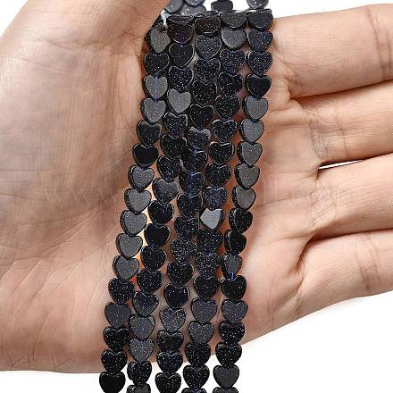 Синтетический синий авантюрин бисер нитей G-A272-A01-A01-13A-1