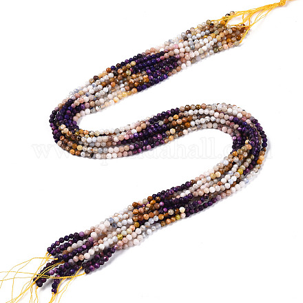 Природных драгоценных камней смешанного бисер нитей&nbsp;G-D080-A01-02-05-1