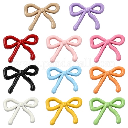 55шт бусины из сплава 11 цветов FIND-CJ0004-27-1