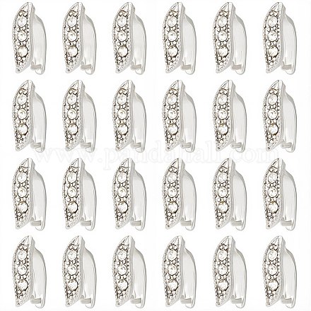 40 шт. латунные защелки на дужках KK-SC0003-55-1