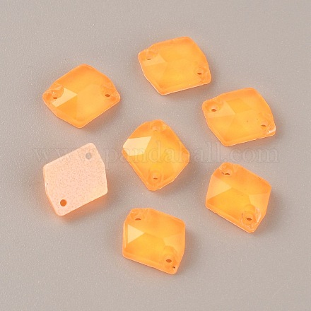 36 шт. подвески из флуоресцентного стекла GLAA-WH0035-13B-1