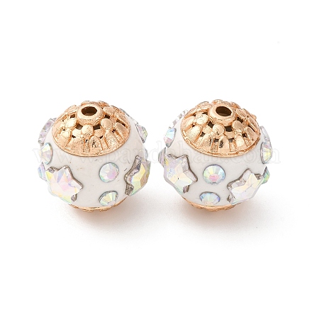 Круглые бусины из смолы ручной работы из Индонезии IPDL-P005-22KCG-02-1