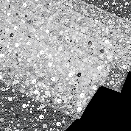 1 ярд полиэстеровой сетчатой ткани с пайетками DIY-FG0008-23A-1