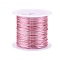 Copper Craft Wire Copper Beading Wire, Long-Lasting Plated, Pink, 26 Gauge, 0.4mm, about 124.67 Feet(38m)/roll